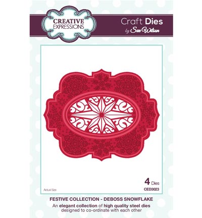 CED3023 - Creative Expressions - Deboss Snowflake