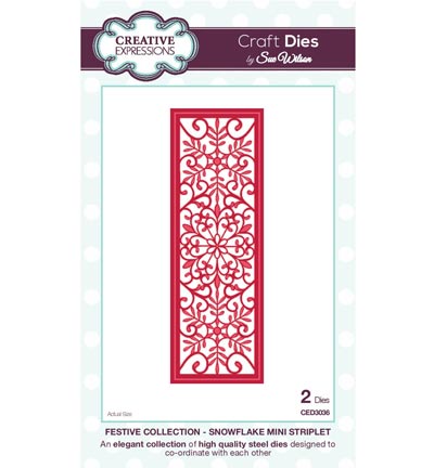 CED3036 - Creative Expressions - Snowflake Mini Striplet