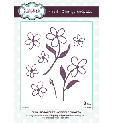 CED1441 - Creative Expressions - Scribble Flowers