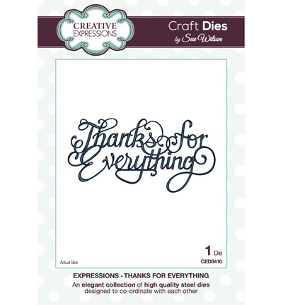 CED5410 - Creative Expressions - Thanks for Everything