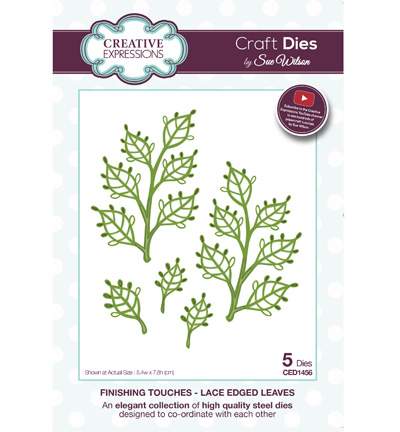 CED1456 - Creative Expressions - Lace Edged Leaves
