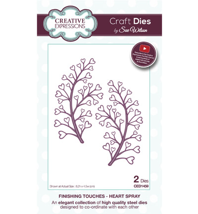 CED1459 - Creative Expressions - Heart Spray