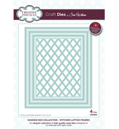 CED9303 - Creative Expressions - Stitched Lattice Frames