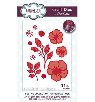 CED3052 - Creative Expressions - Christmas Rose