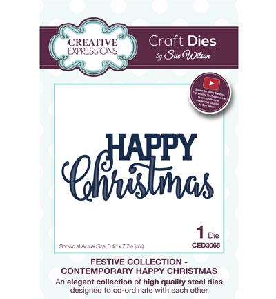 CED3065 - Creative Expressions - Contemporary Happy Christmas