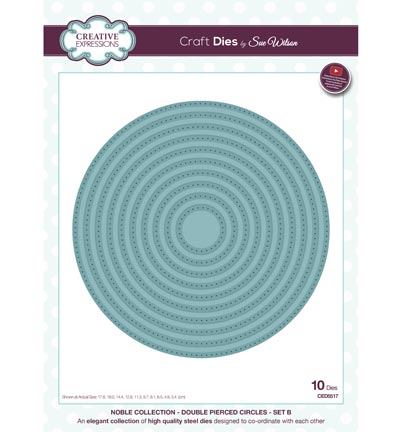 CED5517 - Creative Expressions - Double Pierced Circles - Set B
