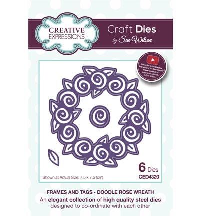 CED4320 - Creative Expressions - Doodle Rose Wreath