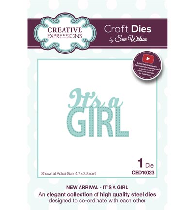 CED10023 - Creative Expressions - Its A Girl