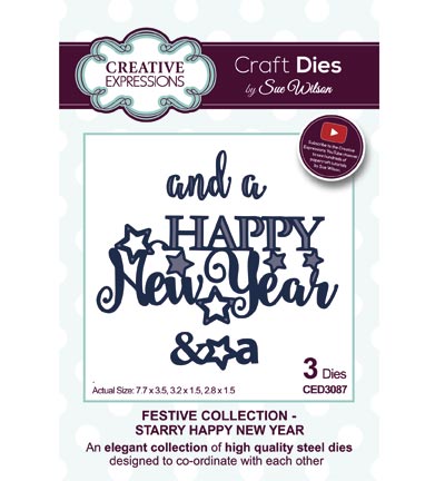 CED3087 - Creative Expressions - Starry Happy New Year