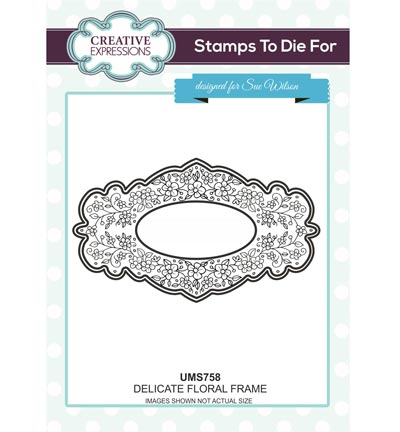 UMS758 - Creative Expressions - Delicate Floral Frame