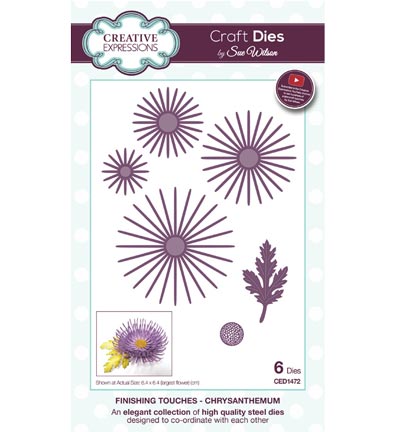 CED1472 - Creative Expressions - Chrysanthemum
