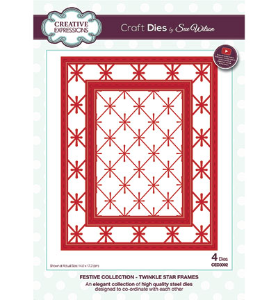 CED3092 - Creative Expressions - Twinkle Star Frames