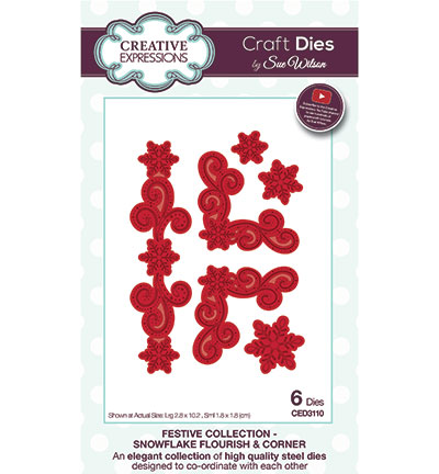 CED3110 - Creative Expressions - Snowflake Flourish & Corner