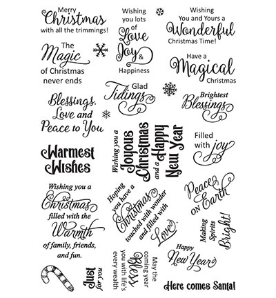 CEC839 - Creative Expressions - Christmas Sayings