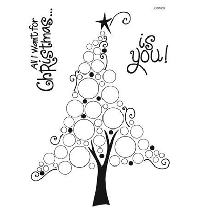 JGS529 - Creative Expressions - Bubble Christmas Tree