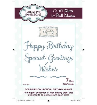 CEDPM1018 - Creative Expressions - Birthday Wishes