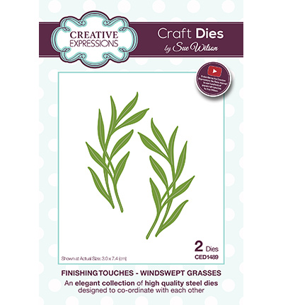 CED1489 - Creative Expressions - Windswept Grasses