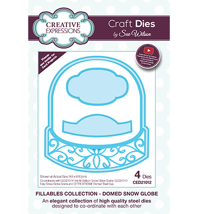 CED21012 - Creative Expressions - Domed Snow Globe