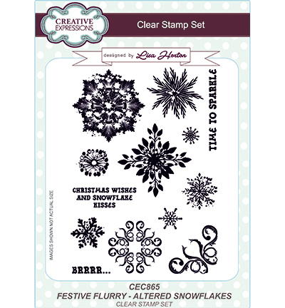 CEC865 - Creative Expressions - Altered Snowflakes