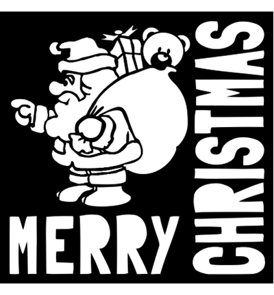MASKMERRY - Creative Expressions - Merry Christmas Santa