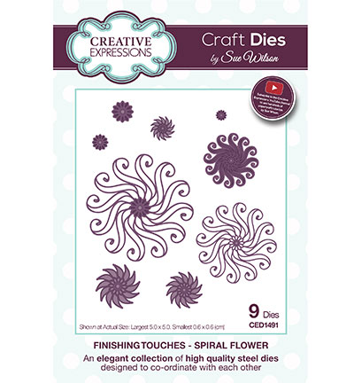 CED1491 - Creative Expressions - Spiral Flower