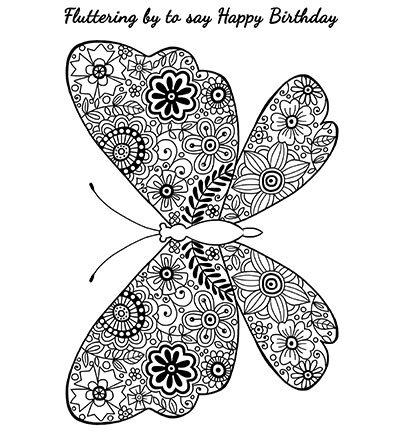JGS557 - Creative Expressions - Decorative Butterfly
