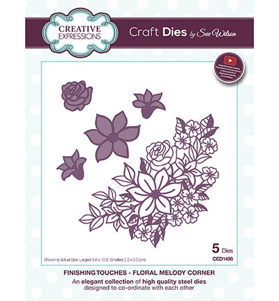 CED1498 - Creative Expressions - Floral Melody Corner