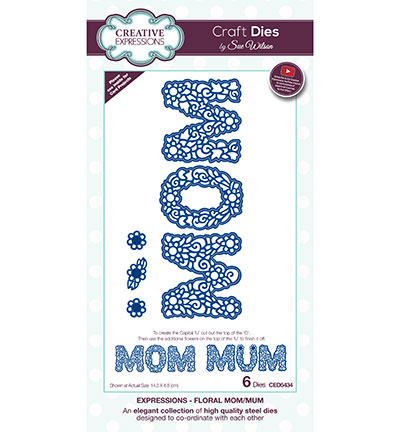 CED5434 - Creative Expressions - Floral Mom/Mum