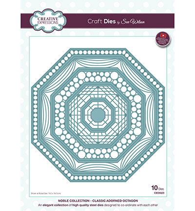 CED5523 - Creative Expressions - Classic Adorned Octagon