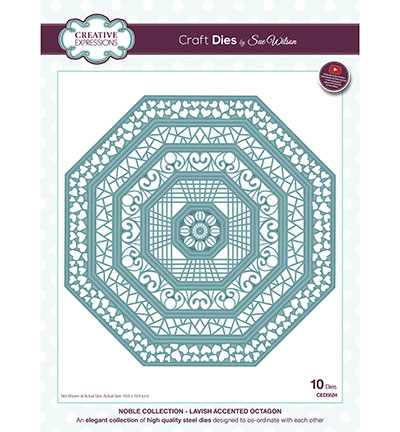 CED5524 - Creative Expressions - Lavish Accented Octagon