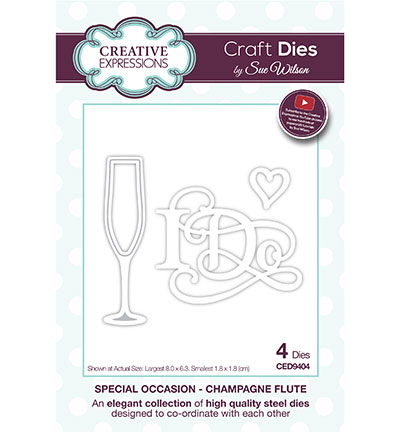 CED9404 - Creative Expressions - Champagne Flute