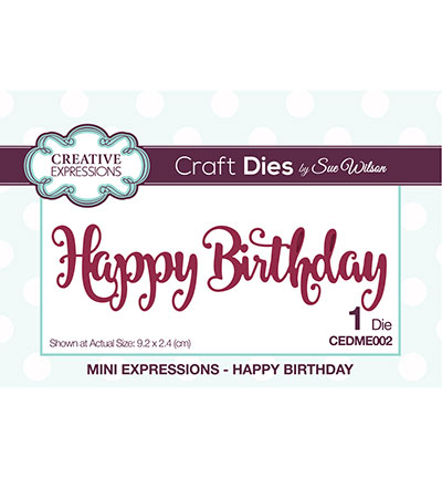 CEDME002 - Creative Expressions - Happy Birthday