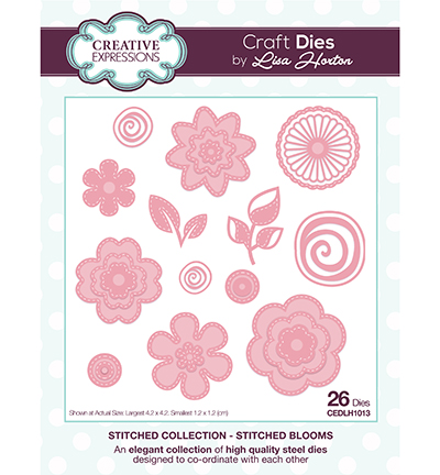 CEDLH1013 - Creative Expressions - Stitched Collection Stitched Blooms