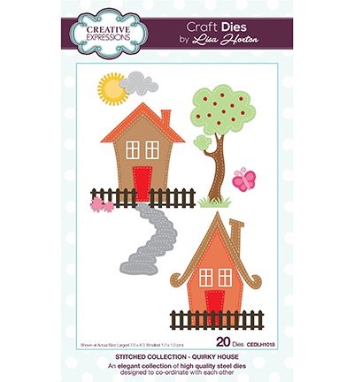 CEDLH1018 - Creative Expressions - Stitched Collection Quirky House