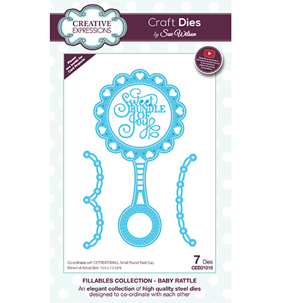 CED21018 - Creative Expressions - Baby Rattle