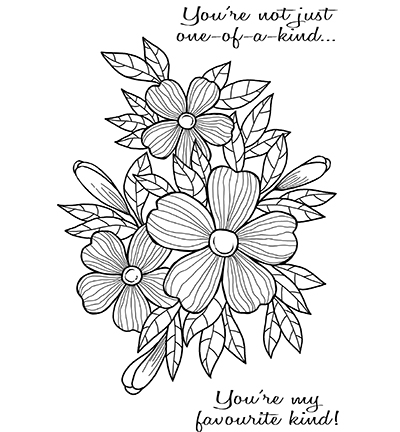 JGS595 - Creative Expressions - Bold Blooms Fiona