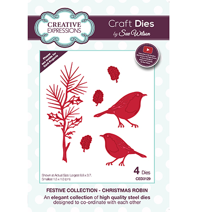 CED3129 - Creative Expressions - Christmas Robin