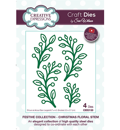 CED3130 - Creative Expressions - Christmas Floral Stem