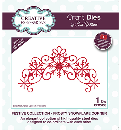 CED3133 - Creative Expressions - Frosty Snowflake Corner