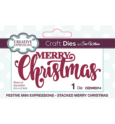 CEDME014 - Creative Expressions - Stacked Merry Christmas
