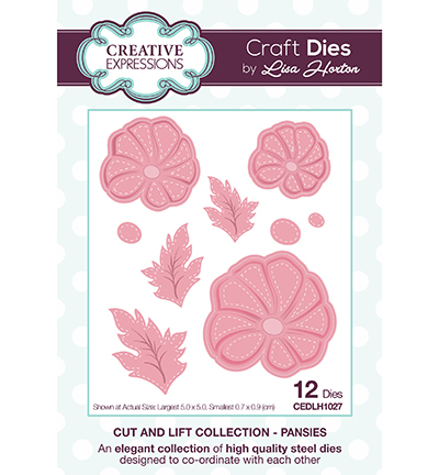 CEDLH1027 - Creative Expressions - Pansies