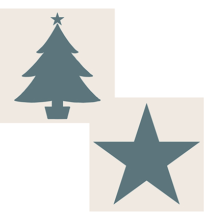 SYS001 - Creative Expressions - Star & Christmas Tree