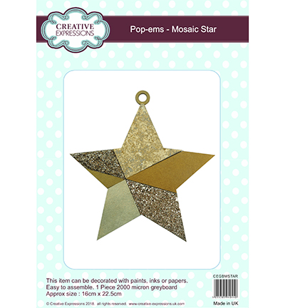 CEGBMSTAR - Creative Expressions - Mosaic Star