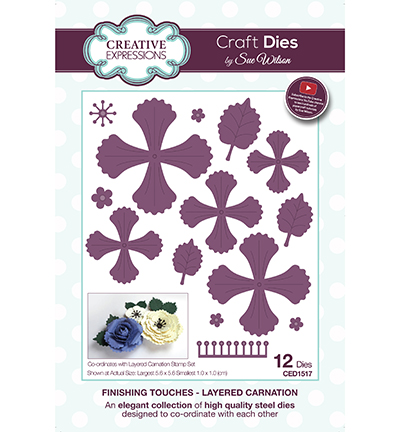 CED1517 - Creative Expressions - Layered Carnation