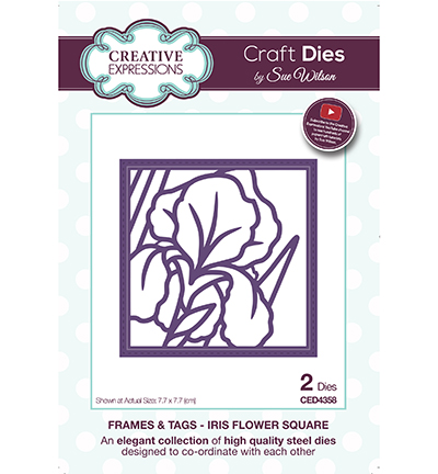 CED4358 - Creative Expressions - Iris Flower Square