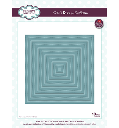 CED5527 - Creative Expressions - Double Stitched Squares