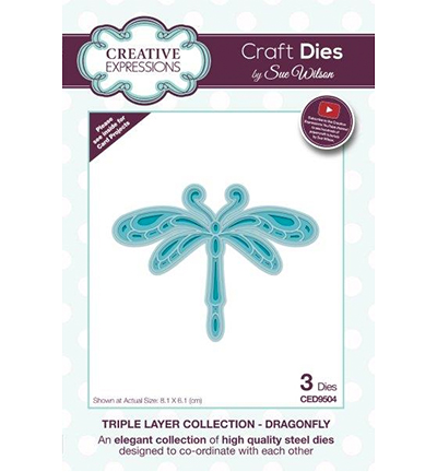 CED9504 - Creative Expressions - Triple Layer Collection Dragonfly