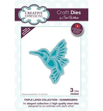 CED9505 - Creative Expressions - Triple Layer Collection Hummingbird