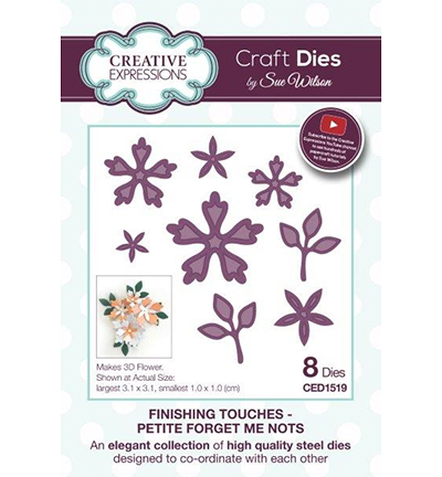 CED1519 - Creative Expressions - Finishing Touches Collection Petite Forget Me Nots