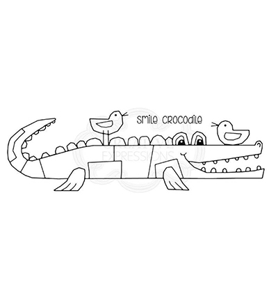 FRS386 - Creative Expressions - Smile Crocodile